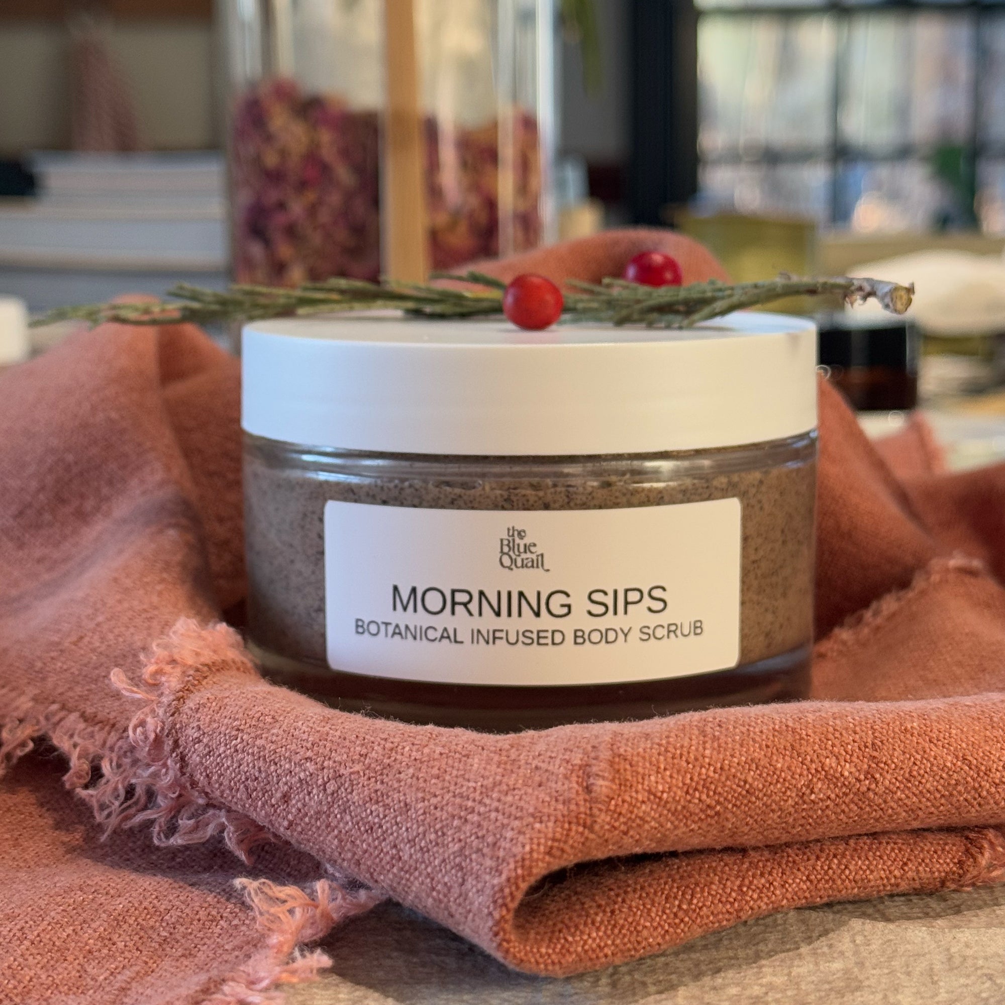 Morning Sips Botanical Infused Body Scrub